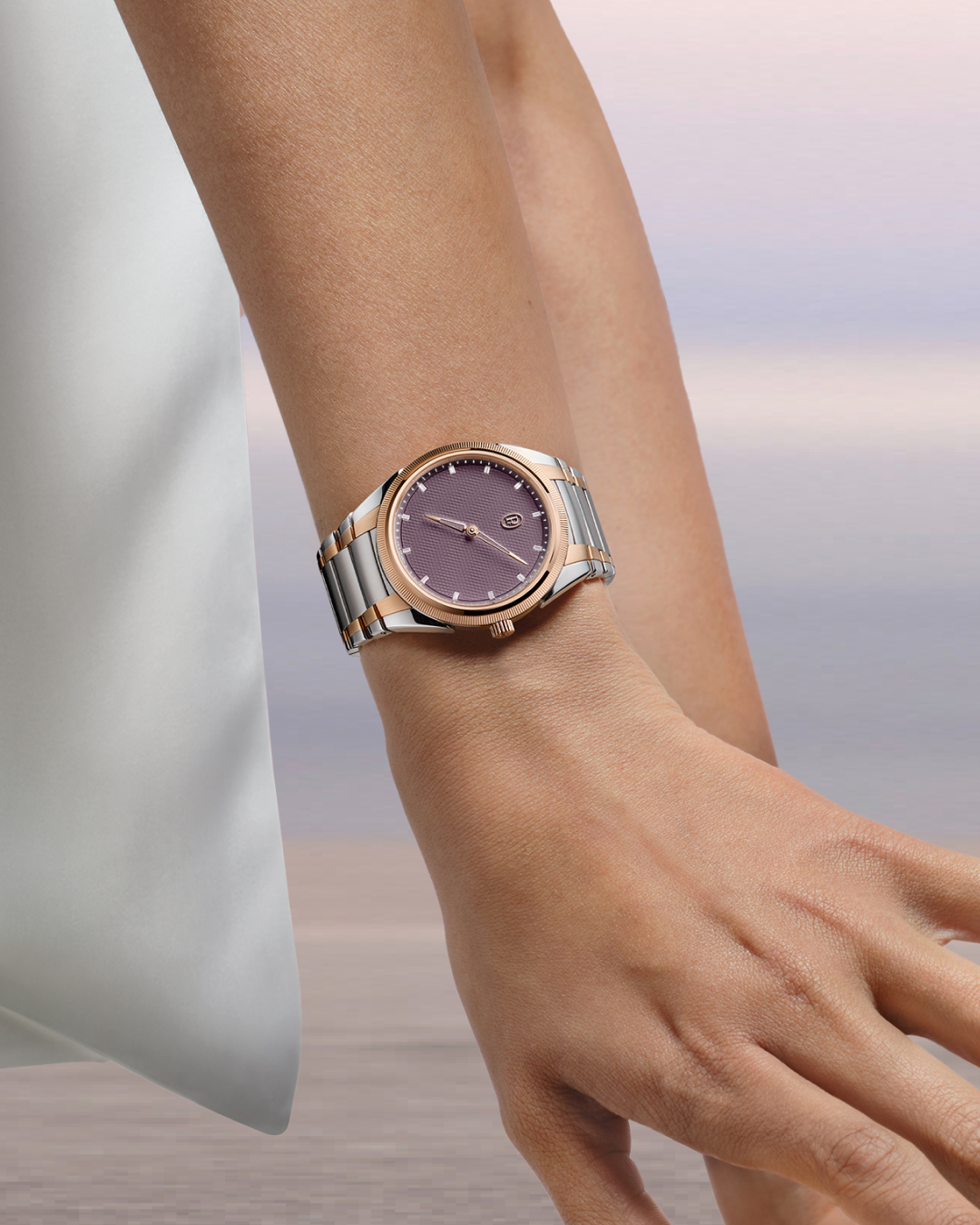 PARMIGIANI FLEURIER TONDA PF  AUTOMATIC 36MM 精鋼玫瑰金深紅寶石