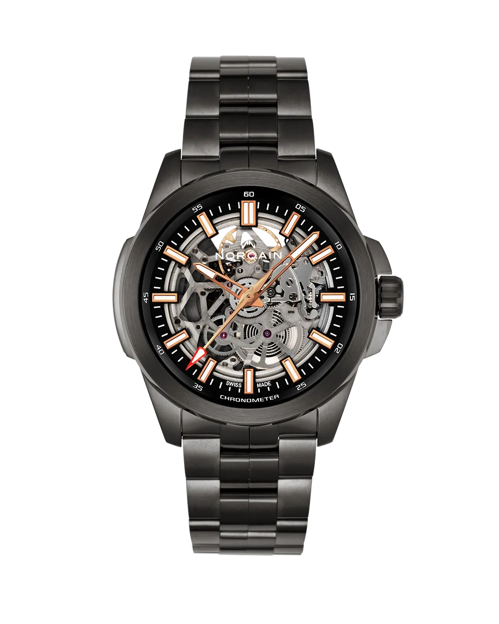 Independence 42mm DLC镂空金色指针