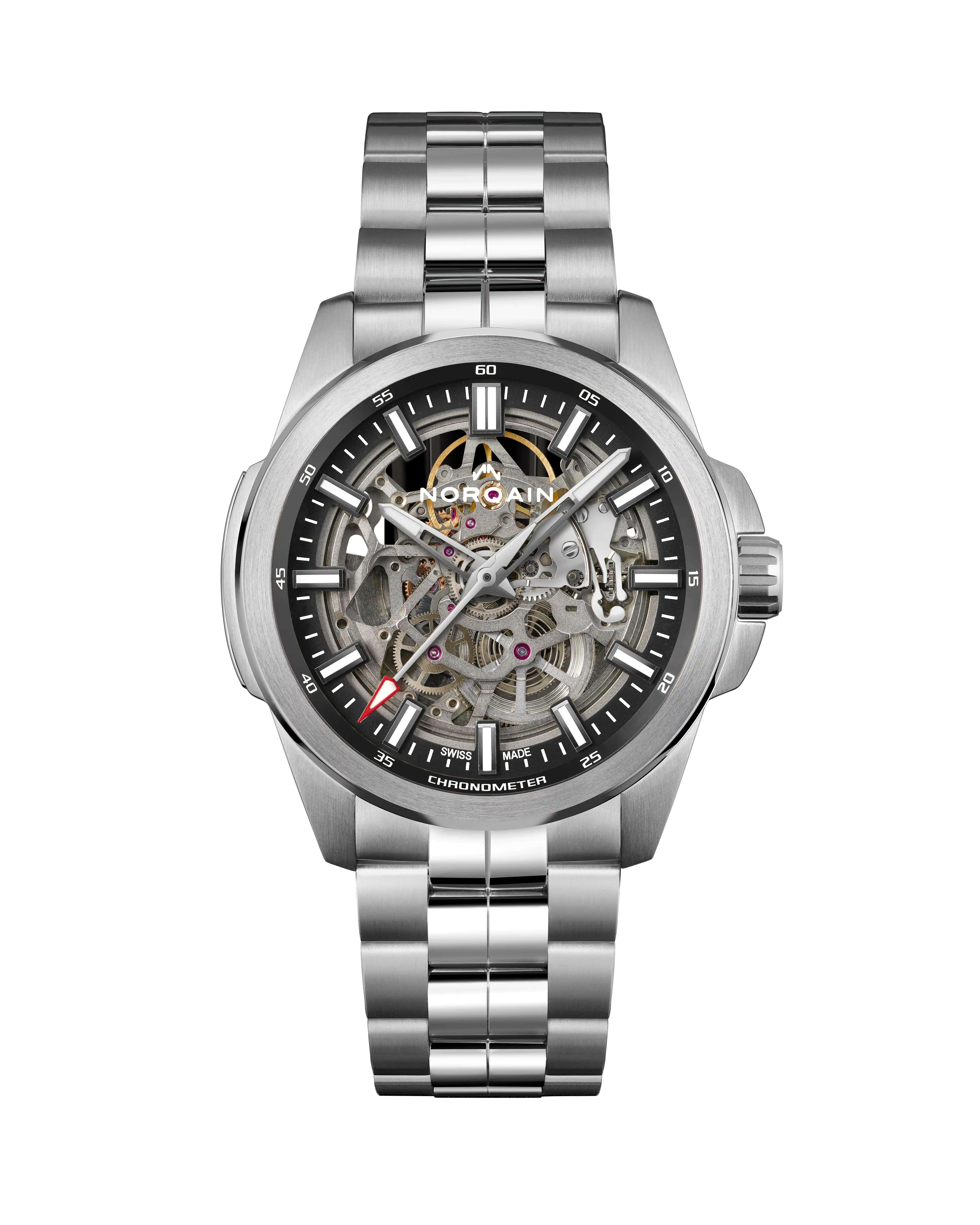 Independence 42mm 鋼製鏤空黑色錶盤