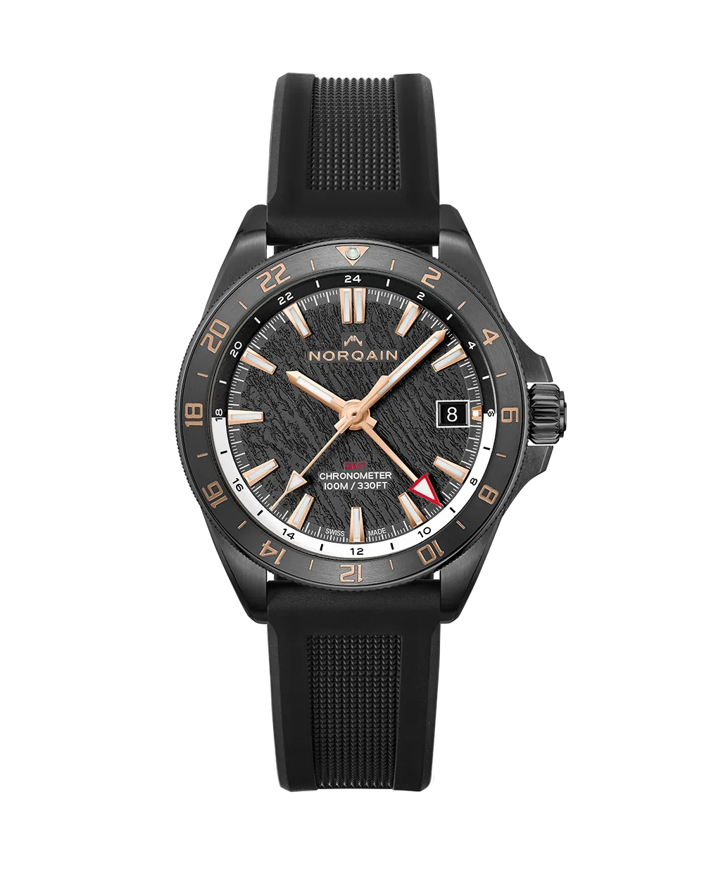 Adventure NEVEREST GMT DLC黑色錶殼 5N陶瓷環 黑色冰川錶盤