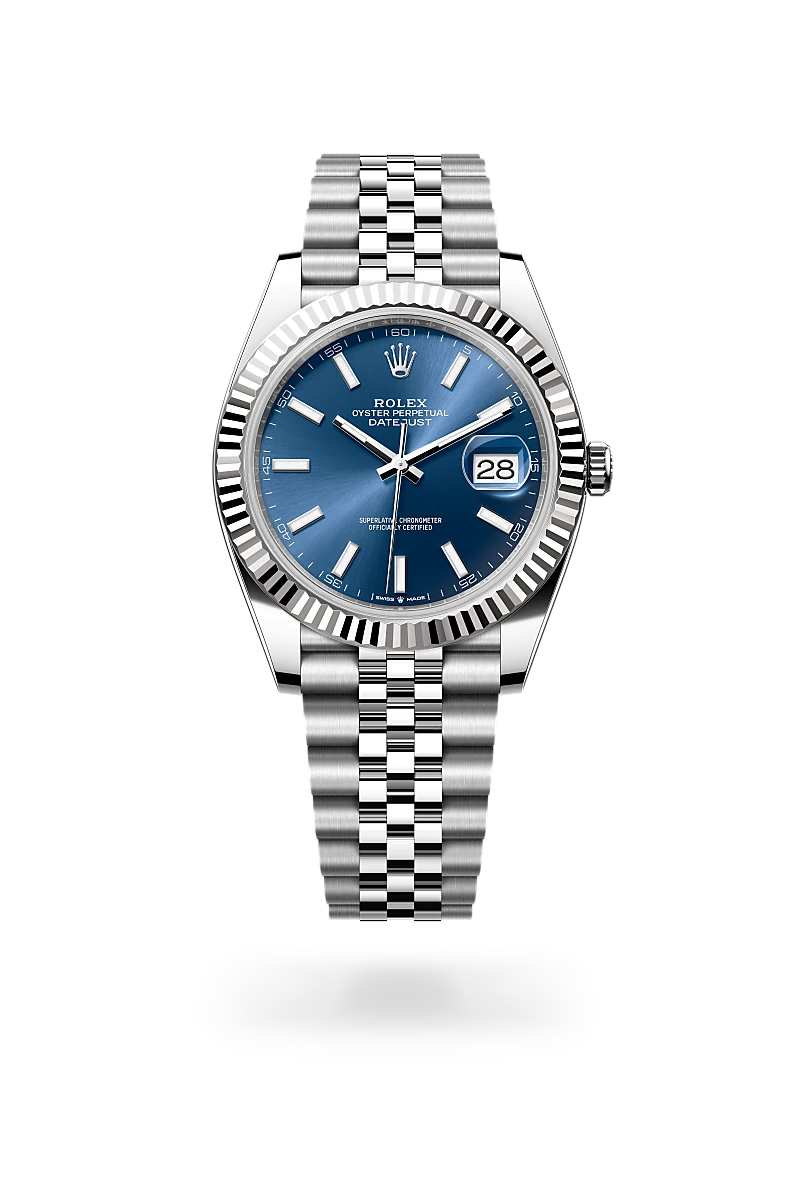 Rolex Datejust 41腕錶白色黃金鋼（蠔式鋼與白色黃金的組合）款，M126334-0002 - 高時錶行