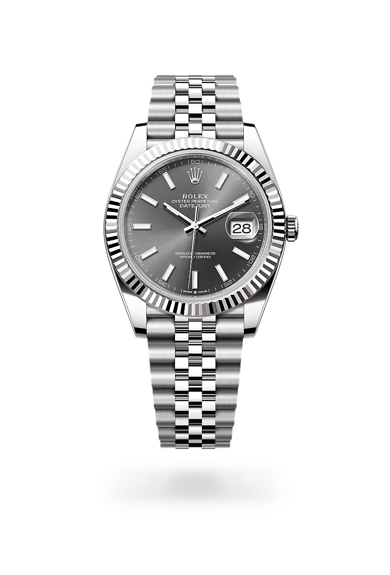 Rolex Datejust 41腕錶白色黃金鋼（蠔式鋼與白色黃金的組合）款，M126334-0014 - 高時錶行