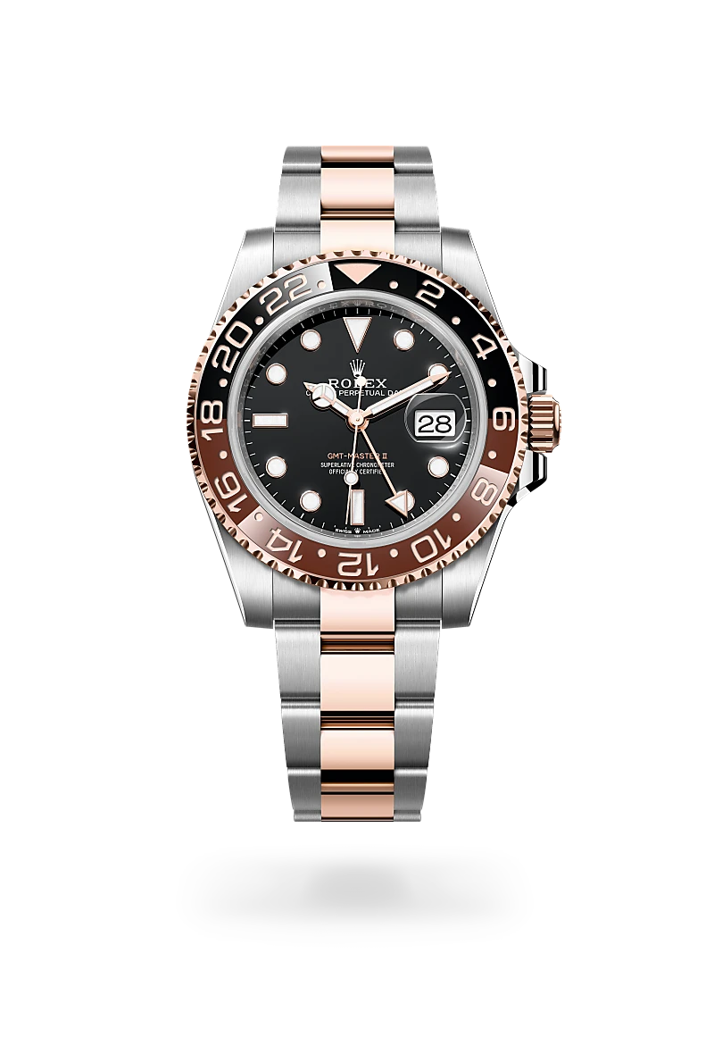 Rolex GMT-Master II腕錶永恒玫瑰金鋼（蠔式鋼與永恒玫瑰金的組合）款，M126711CHNR-0002 - 高時錶行