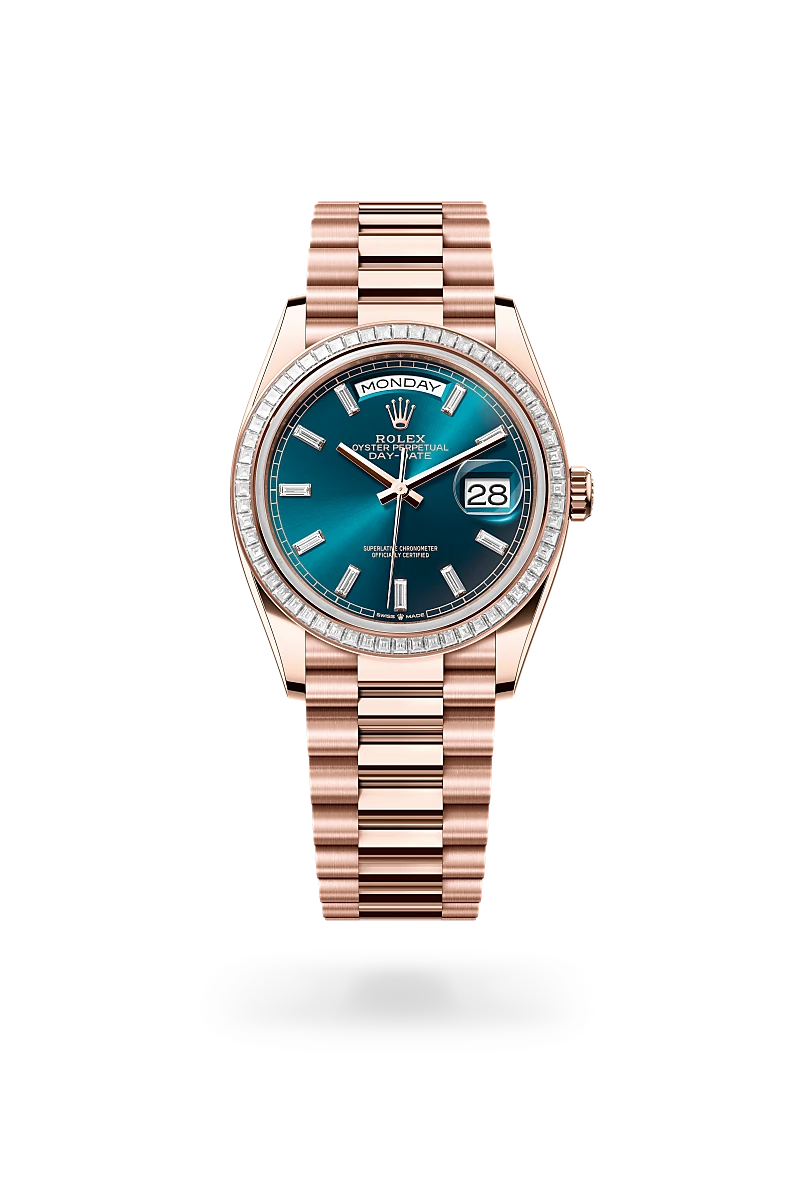 Rolex Day-Date 36腕錶18K永恒玫瑰金款，M128395TBR-0032 - 高時錶行
