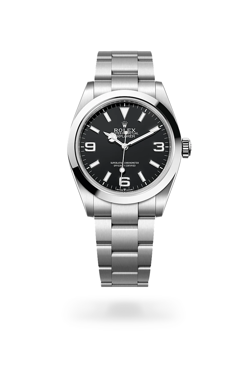 Rolex Explorer 40 in Oystersteel, M224270-0001 - Global Timepieces