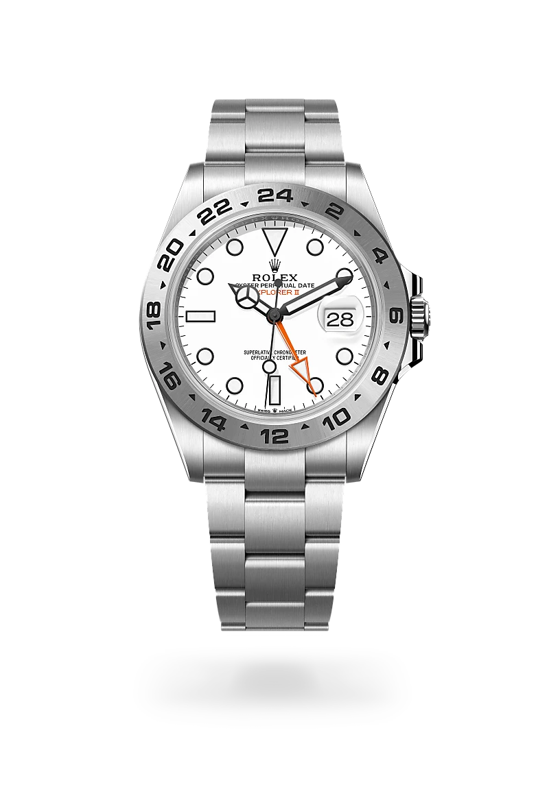 Rolex Explorer II in Oystersteel, M226570-0001 - Global Timepieces
