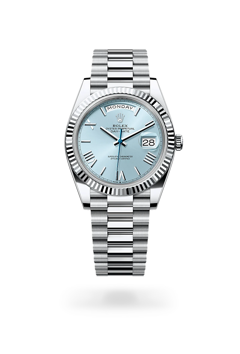 Rolex Day-Date 40 in Platinum, M228236-0012 - Global Timepieces