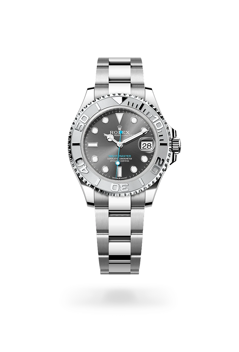 Rolex Yacht-Master 37腕錶鉑金鋼（蠔式鋼與鉑金的組合）款，M268622-0002 - 高時錶行