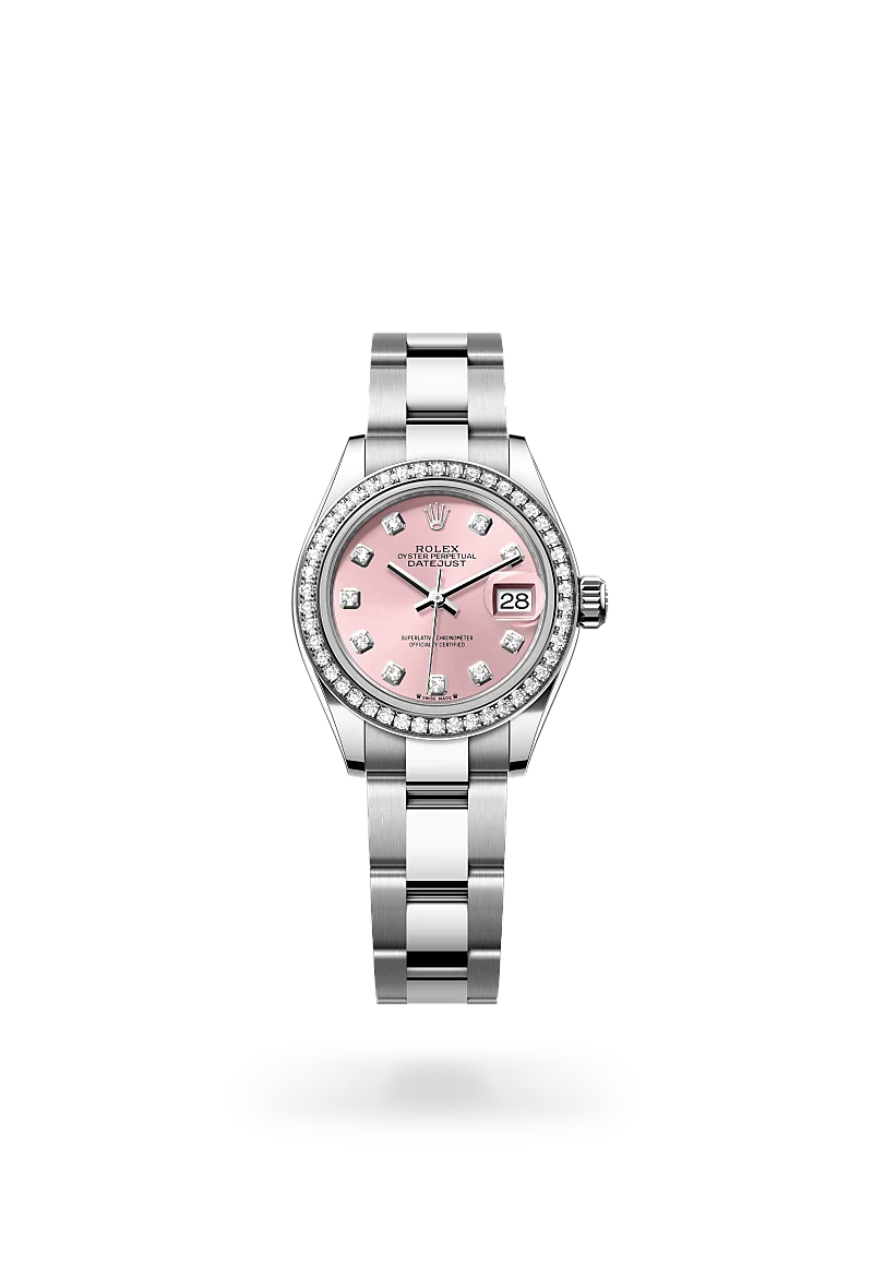 Rolex Lady-Datejust腕錶白色黃金鋼（蠔式鋼與白色黃金的組合）款，M279384RBR-0004 - 高時錶行